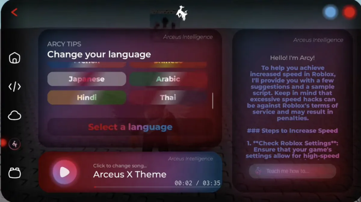 Arceus Intelligence (Arcy) AI assistant